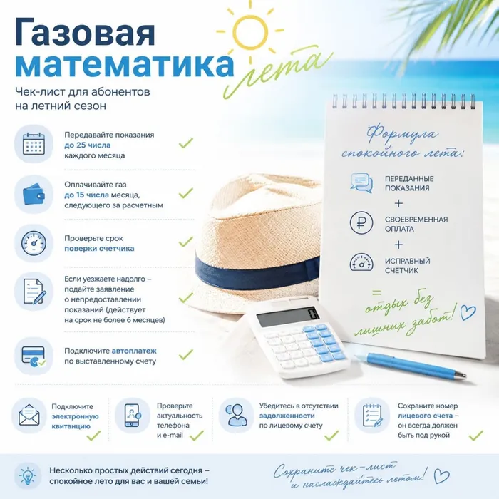 Чек-лист на лето