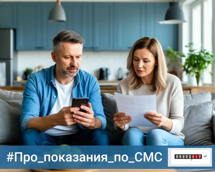 Показания по СМС